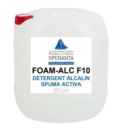 Detergent profesional alcalin igienizant Clor Activ FOAM-ALC F10 20000ml [20 LITRI]